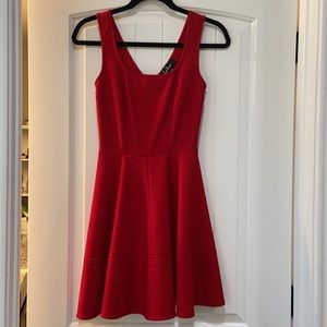 NWOT - Red Fit & Flare Dress